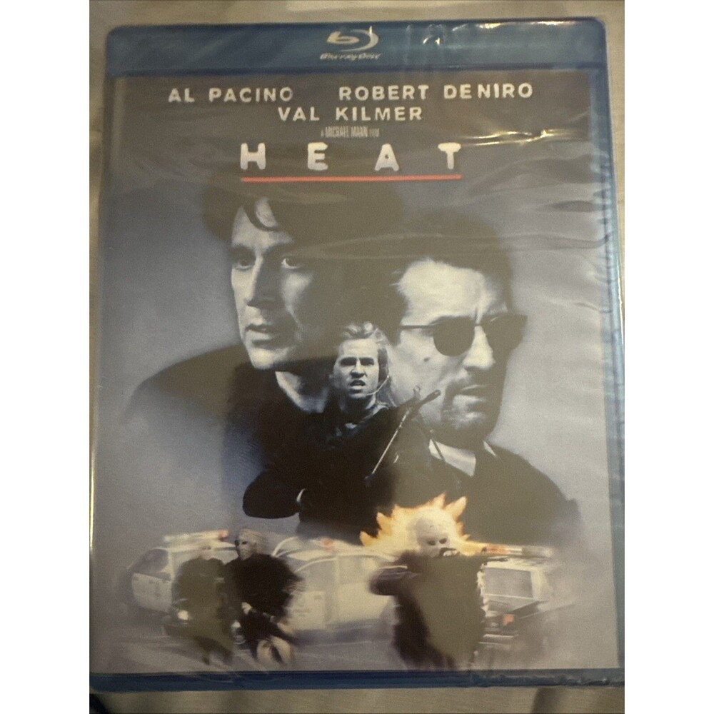 Heat (Blu-ray, 1995) Al Pacino , Robert DeNiro, Val Kilmer - New Sealed